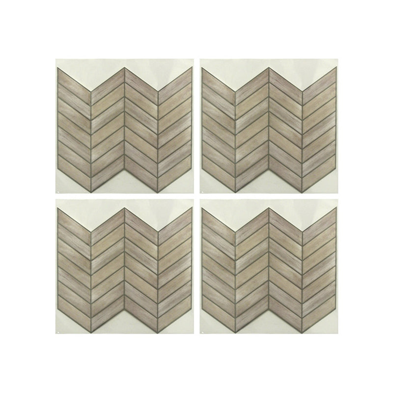 StickTILES Chevron Distressed Wood Peel and Stick Tile