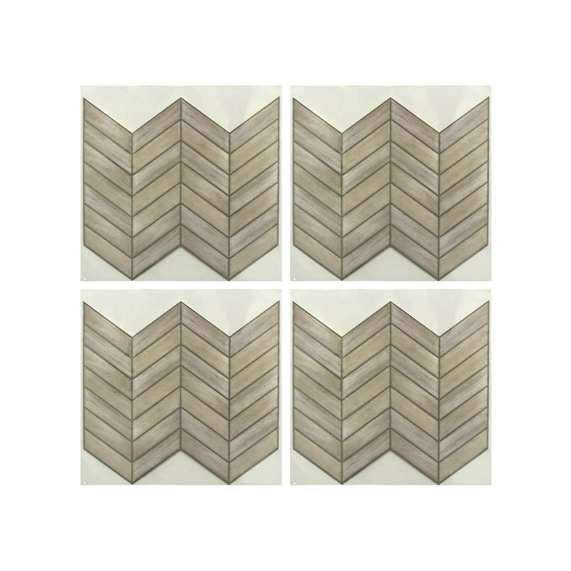 StickTILES Chevron Distressed Wood Peel and Stick Tile