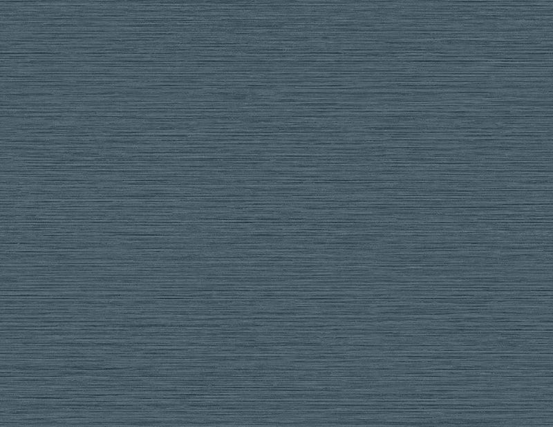 Seabrook Sovereign Blue Faux Grasscloth Wallpaper