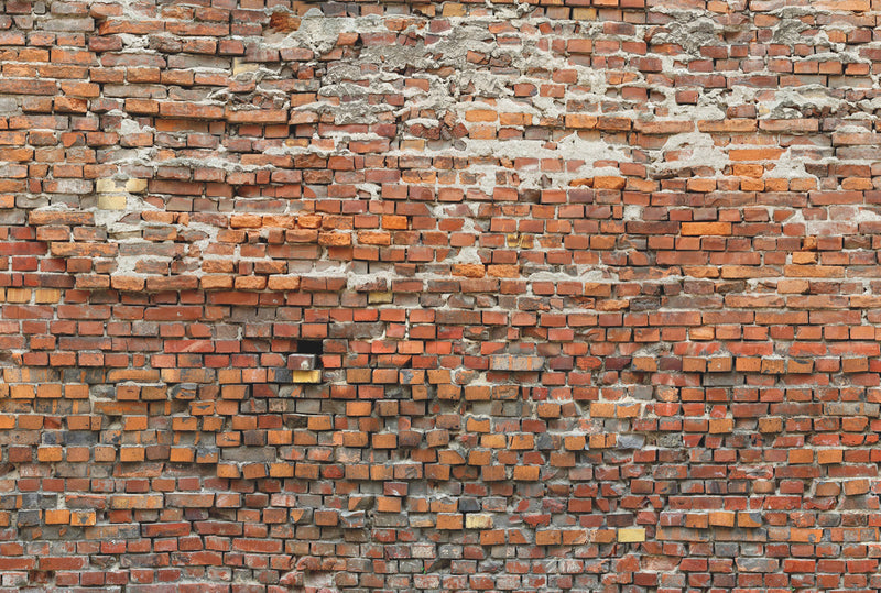 Komar Industrial Red Brick Bricklane Wall Mural Decal