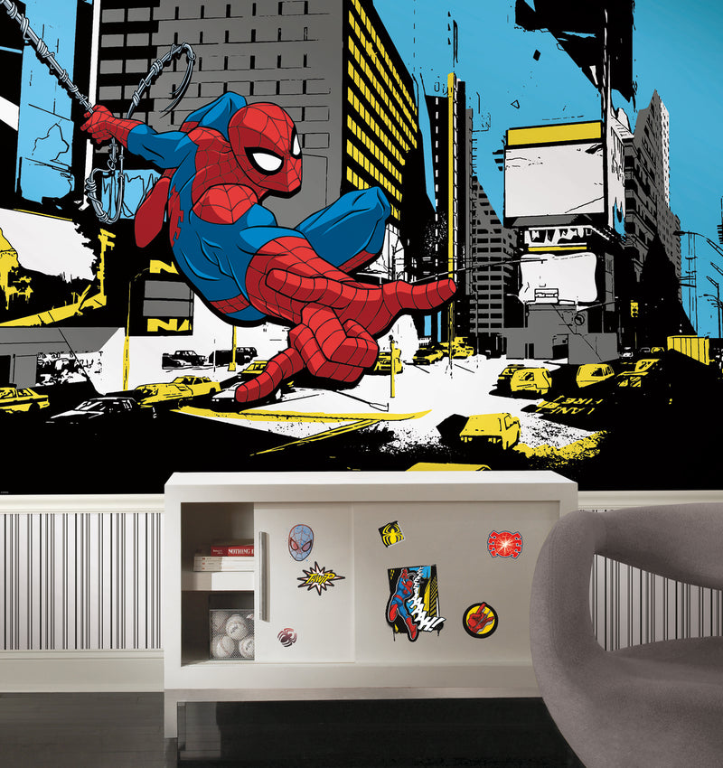 Ultimate Spider-Man Comic Peel and Stick Wall Decals