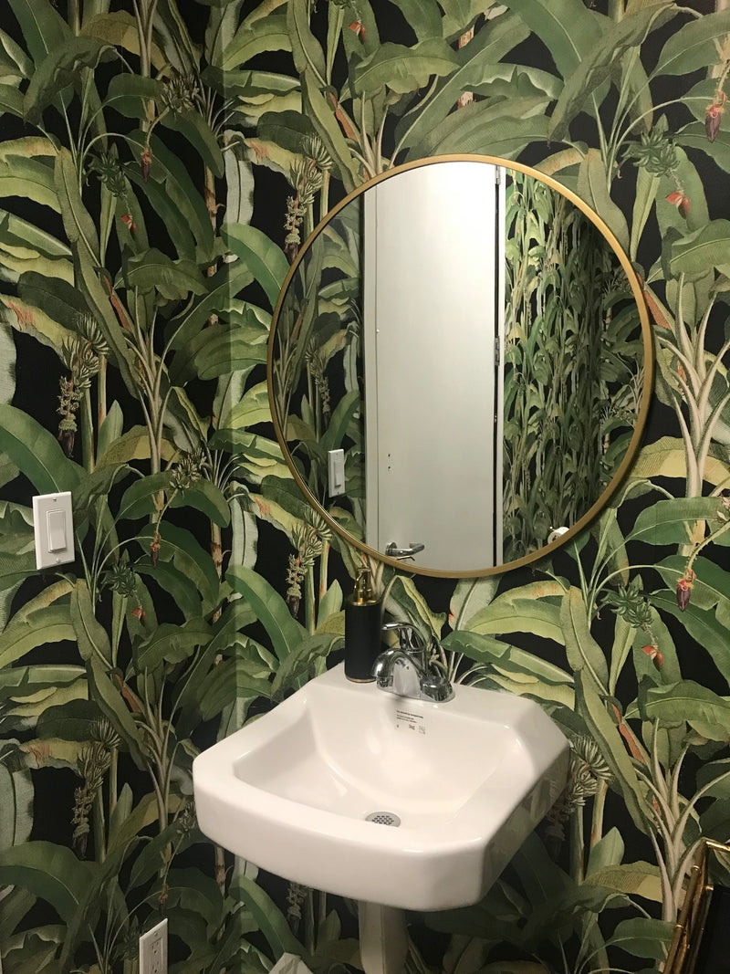 Tropical Banana Leaf Wallpaper