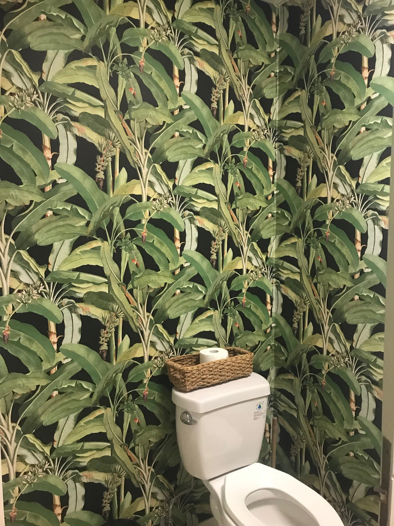 Tropical Banana Leaf Wallpaper