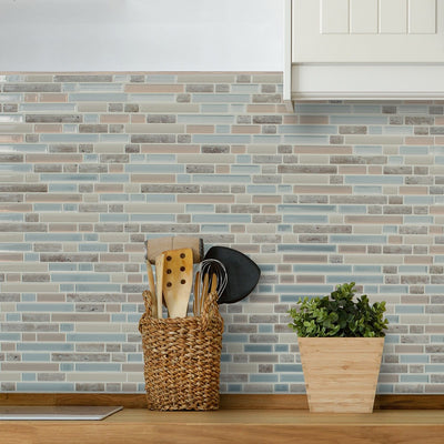 Smart Tiles Smart Edge Panella Peel and Stick Finishing Edge Backsplash