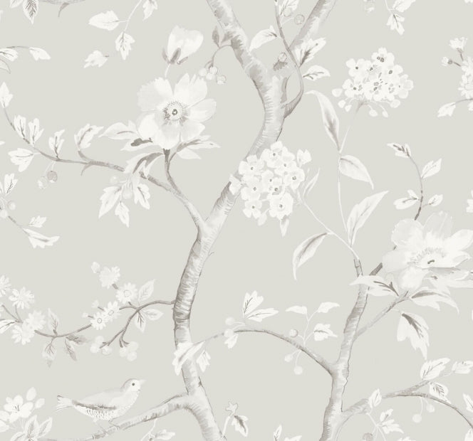 Southport Floral Trail Seabrook Designs Wallpaper