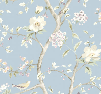 Southport Floral Trail Seabrook Designs Wallpaper