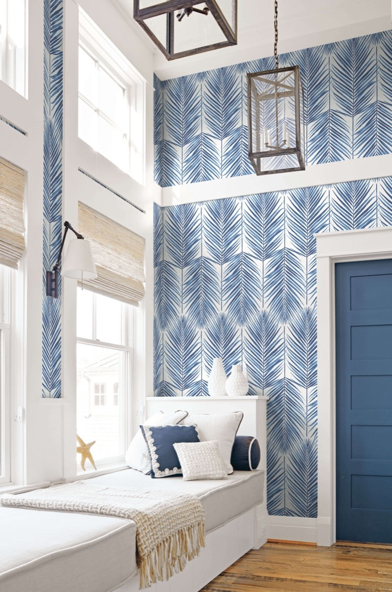 Palm Leaves Seabrook Designs Wallpaper